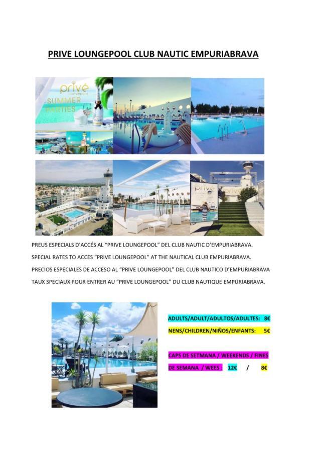 Empuria Beach D-Luxe Empuriabrava Exteriér fotografie